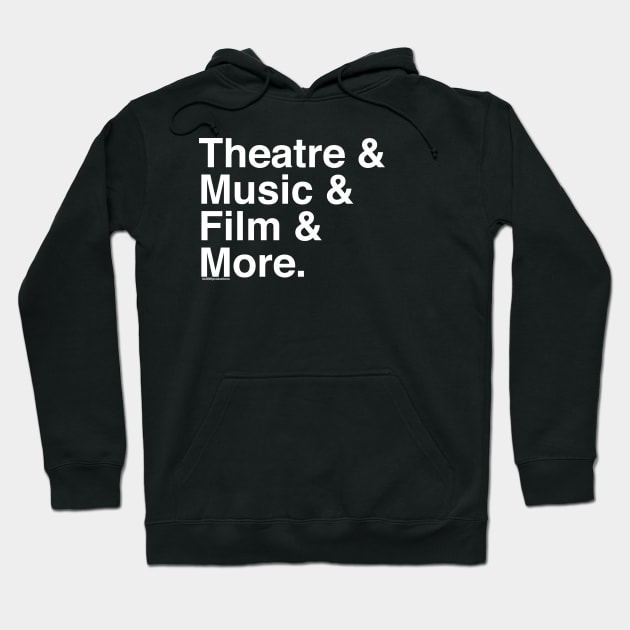 theatre&film&music&bkONE Hoodie by Pop Centralists